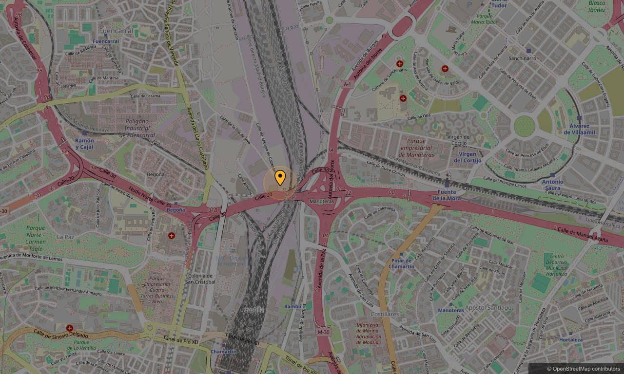 Mapa de Autocine Madrid RACE