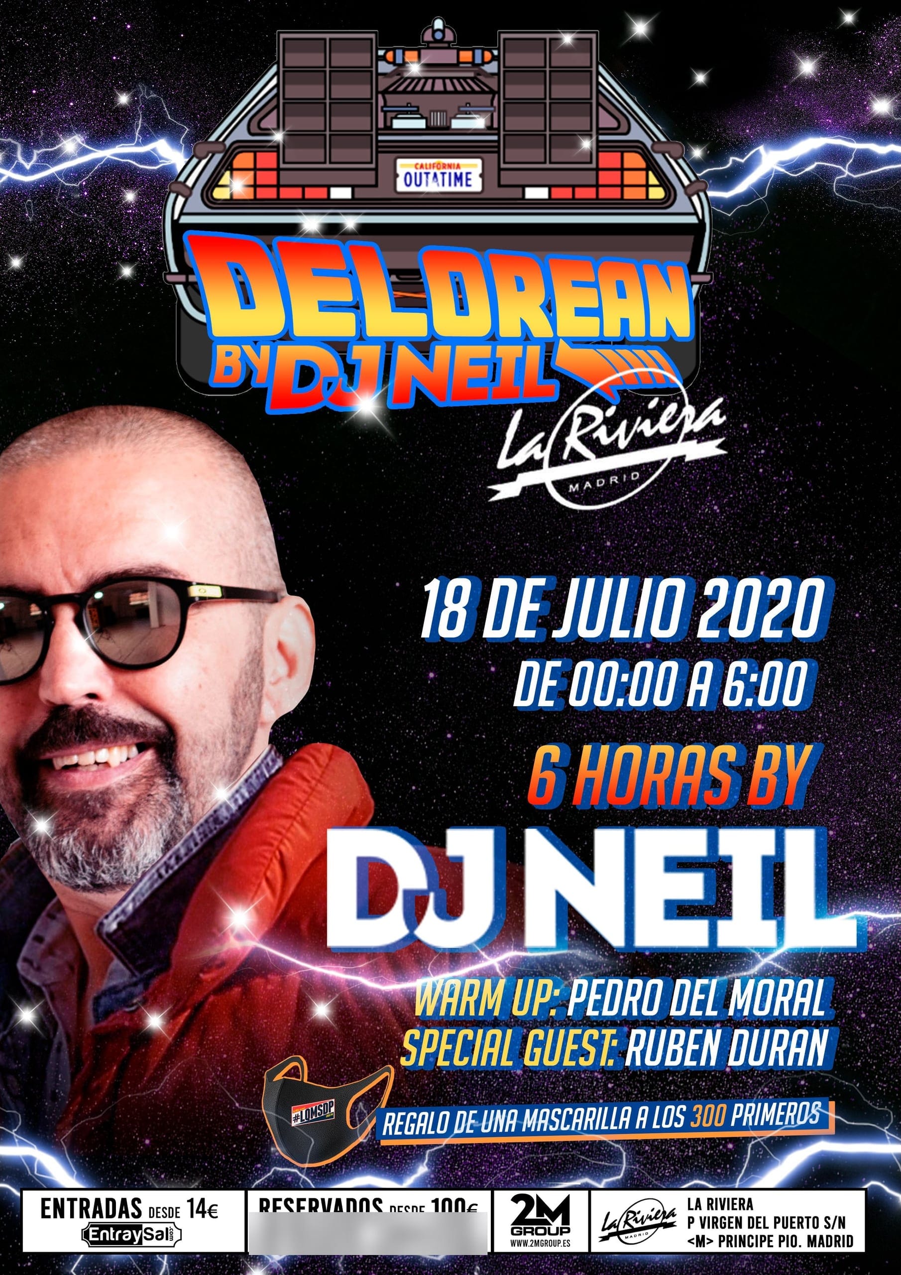 Cartel de «Delorean by Dj Neil»