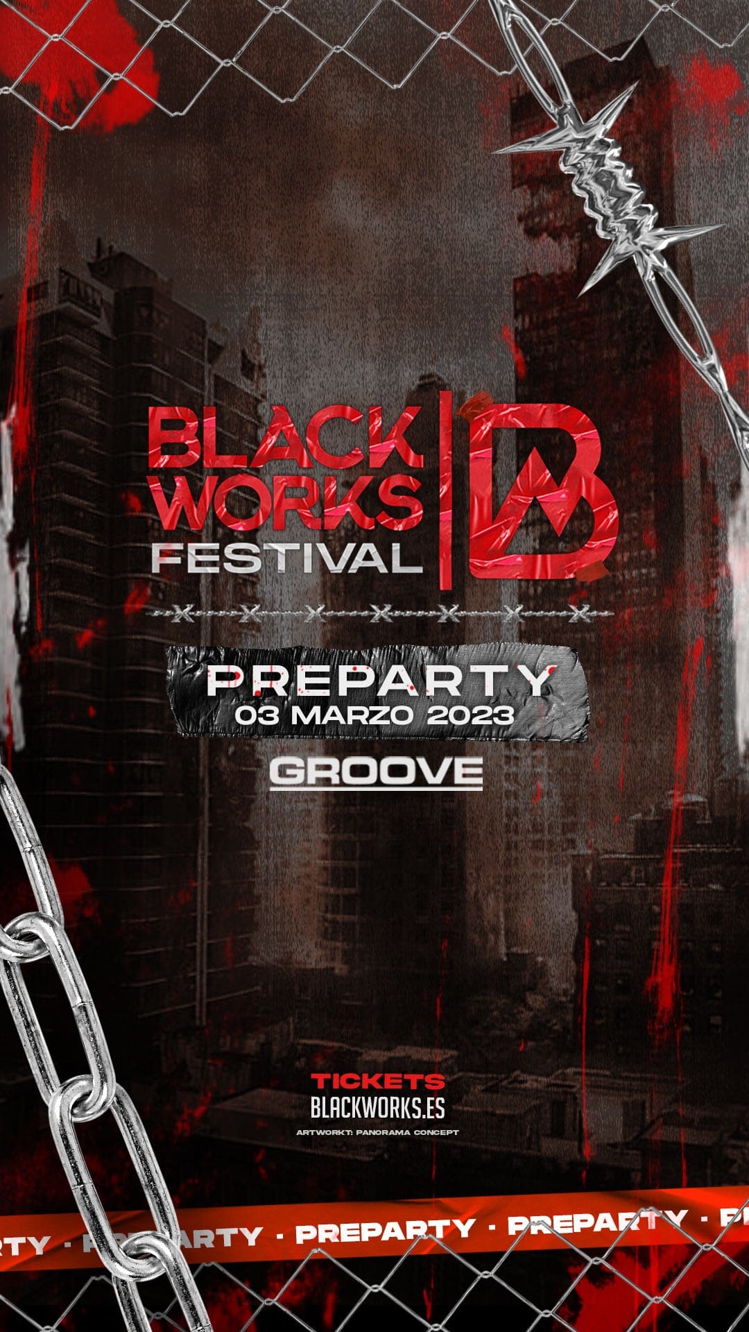 Story de «Preparty Blackworks II Festival»