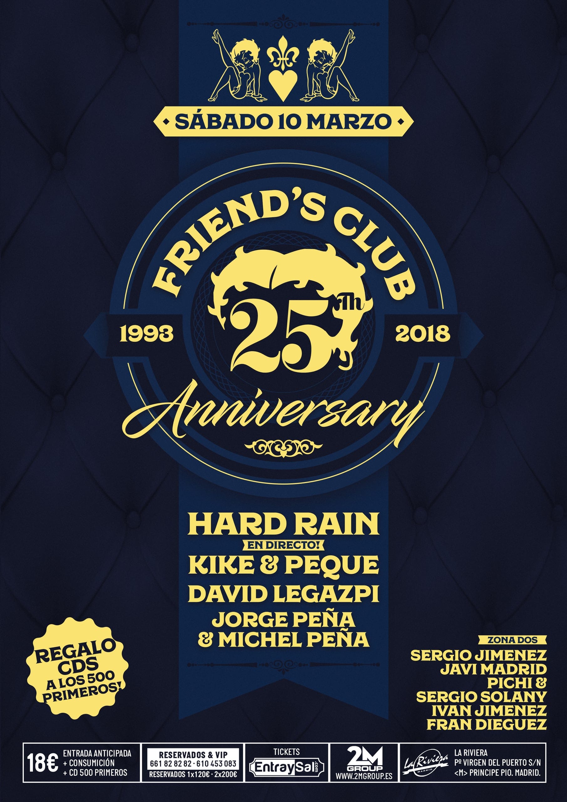 Cartel de «Friend's Club»