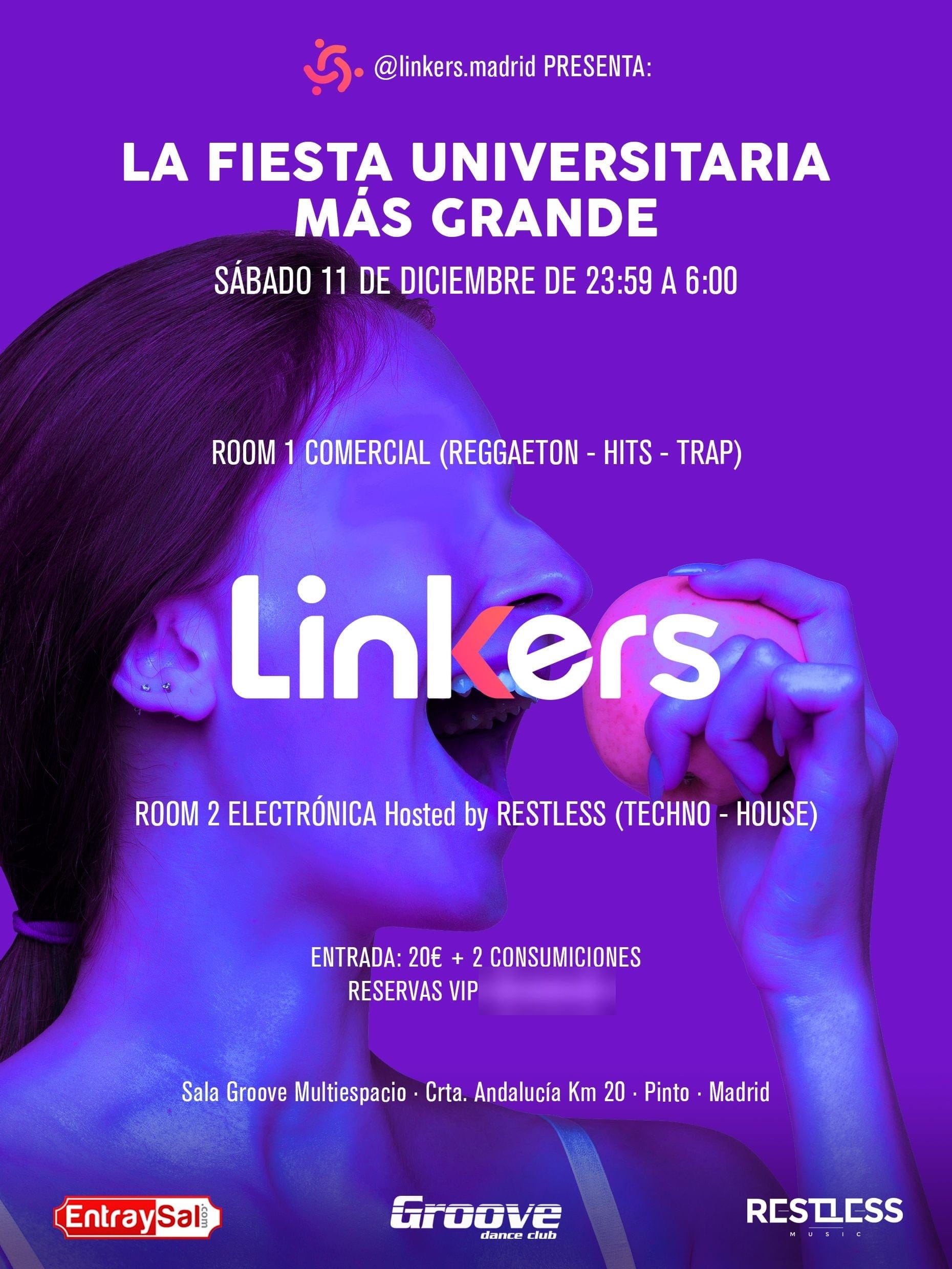 Cartel de «La Fiesta Universitaria»