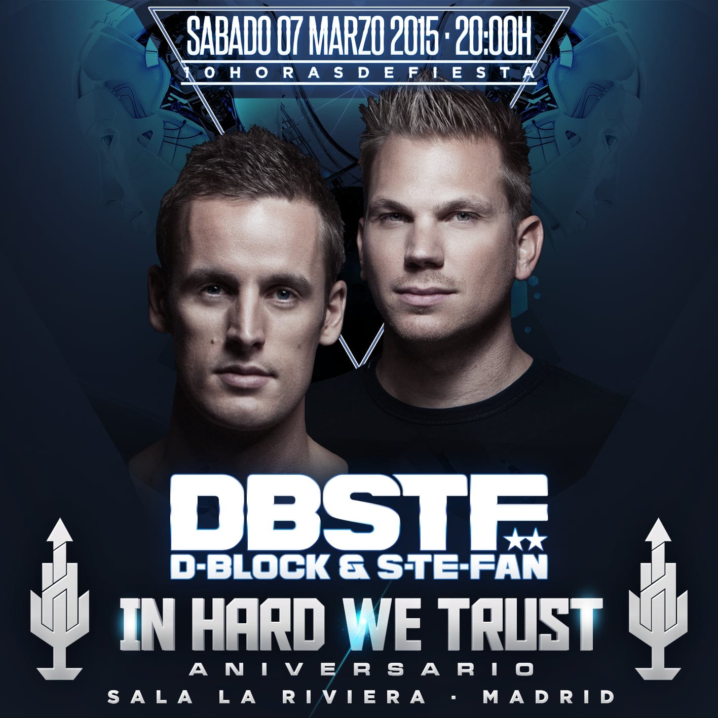 Cuadrado de «In Hard We Trust Aniversario · Da Tweekaz, DBSTF y D-Punk»