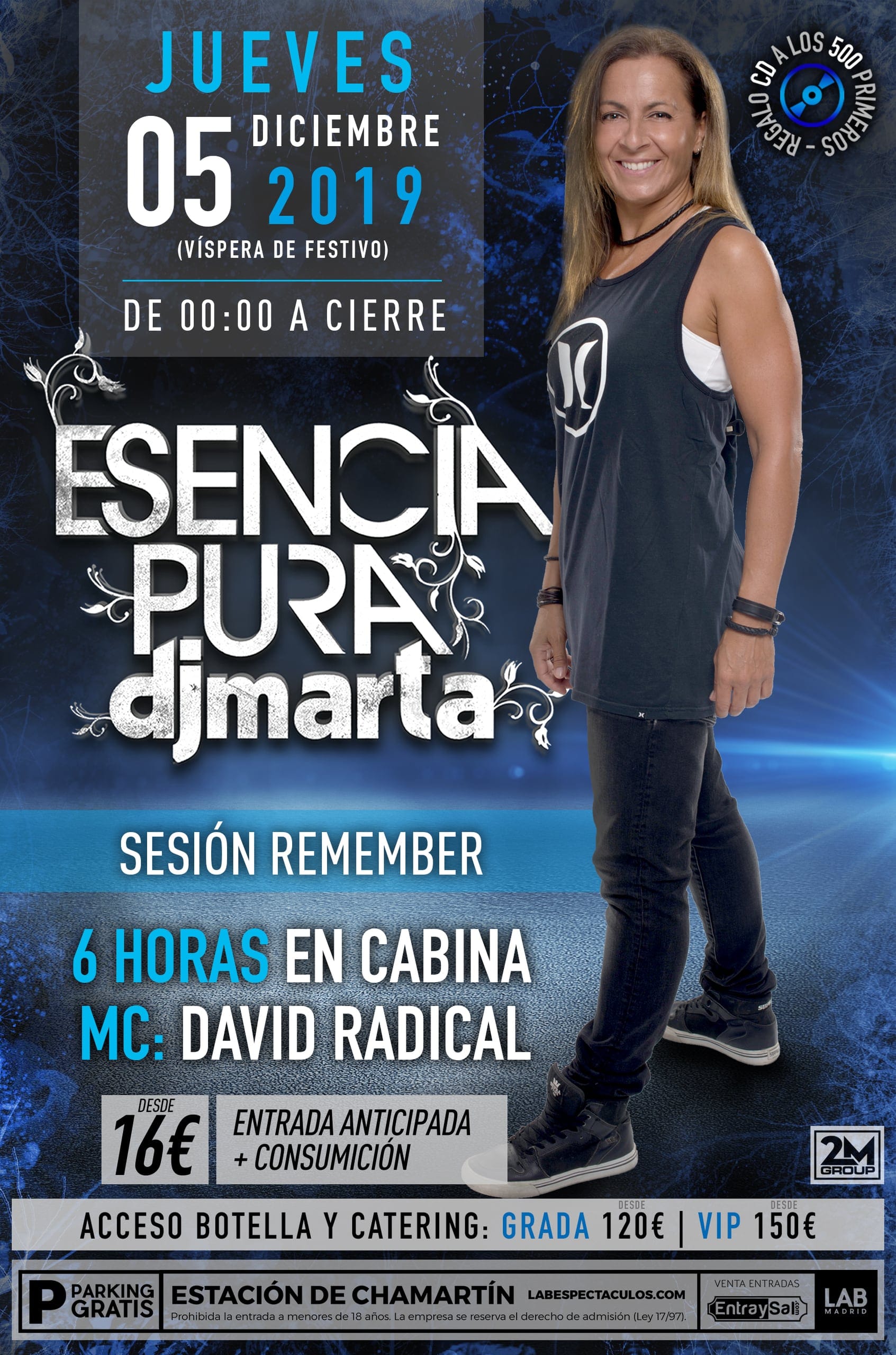 Cartel de «Esencia Pura by Dj Marta»