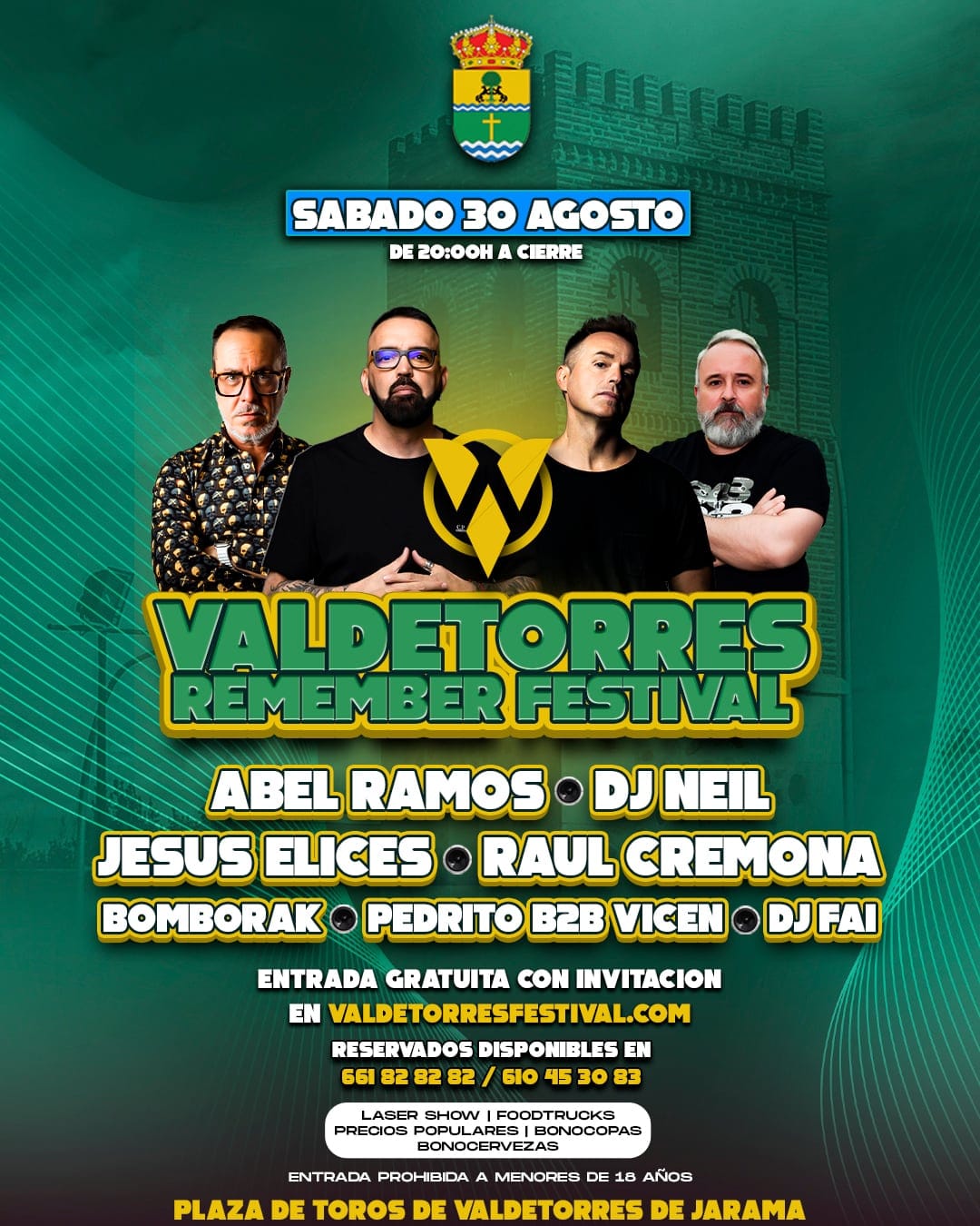 Valdetorres Remember Festival: una nueva cita gratuita con los himnos de los 90 y 2000