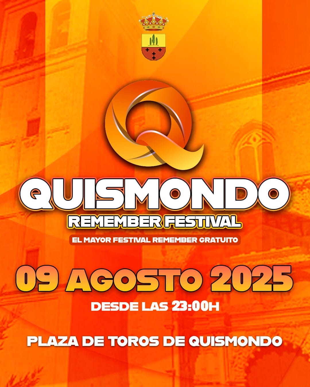 Quismondo Remember Festival 2025: el mayor festival gratuito de música remember llega a Toledo
