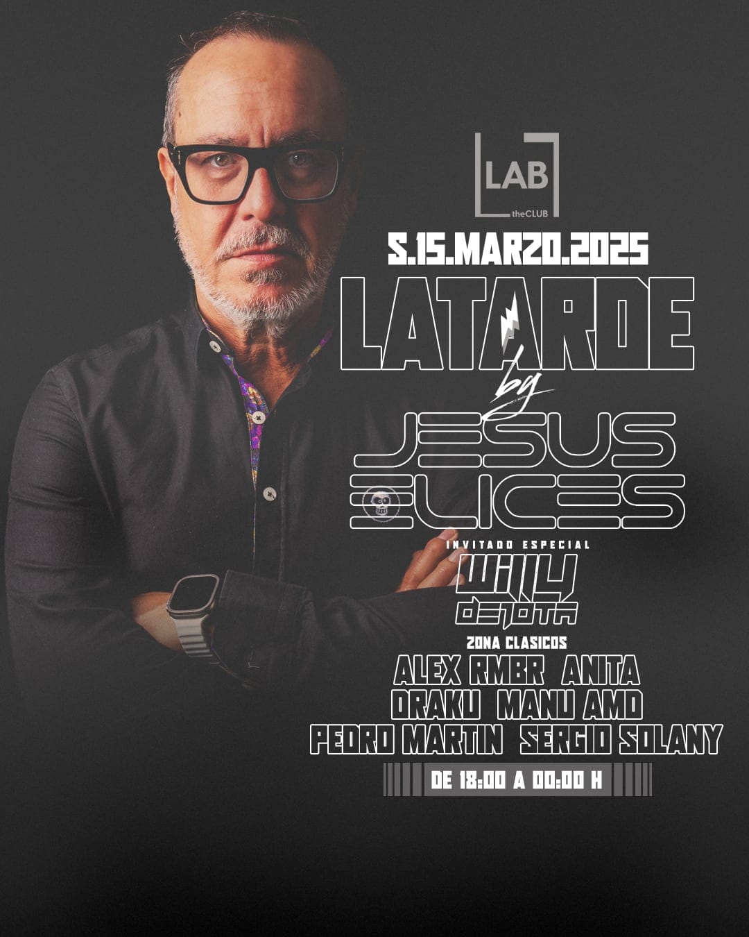 Cartel de «LATARDE by Jesús Elices»