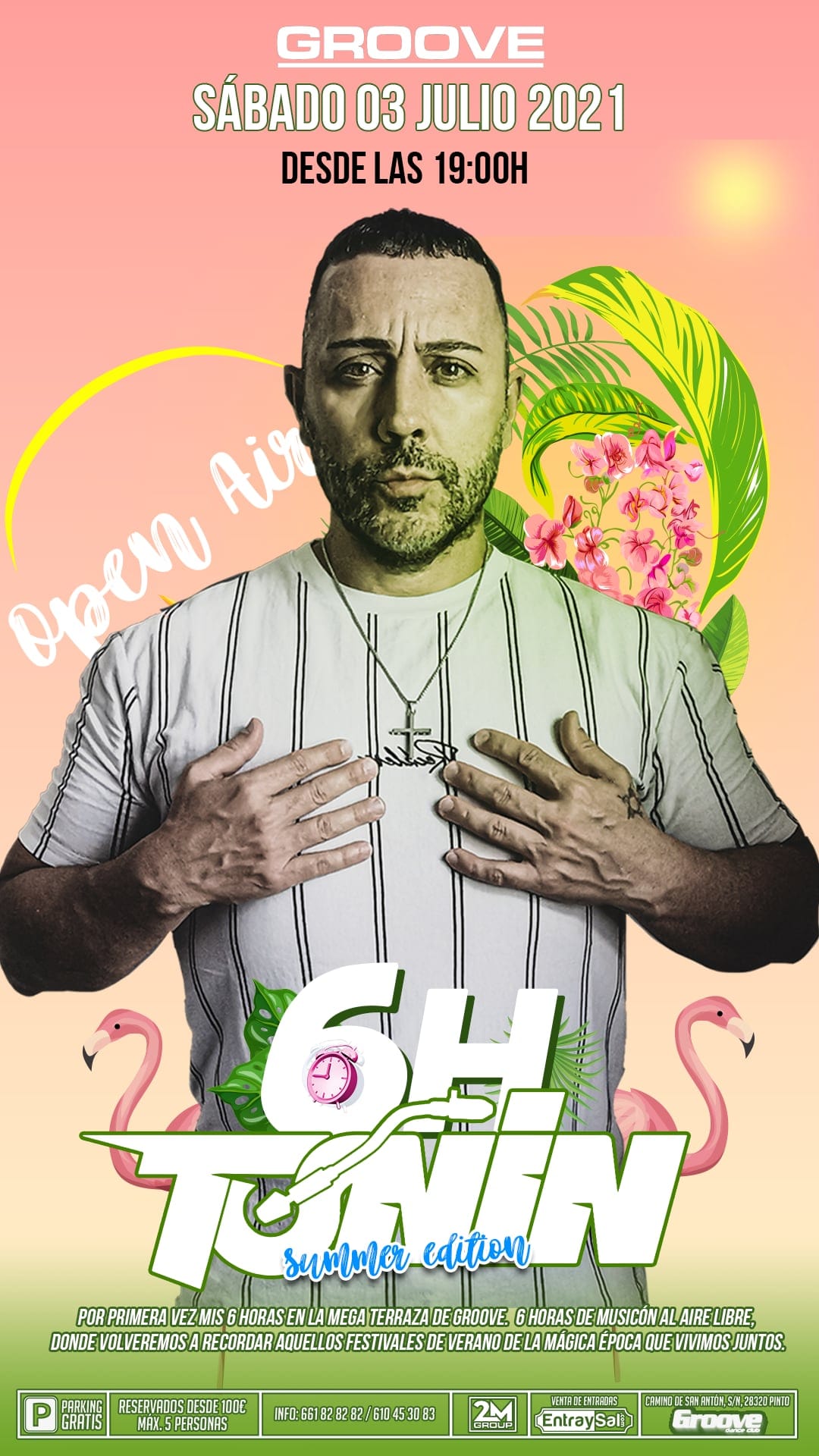 Story de «6 horas de Dj Toñin · Terraza»