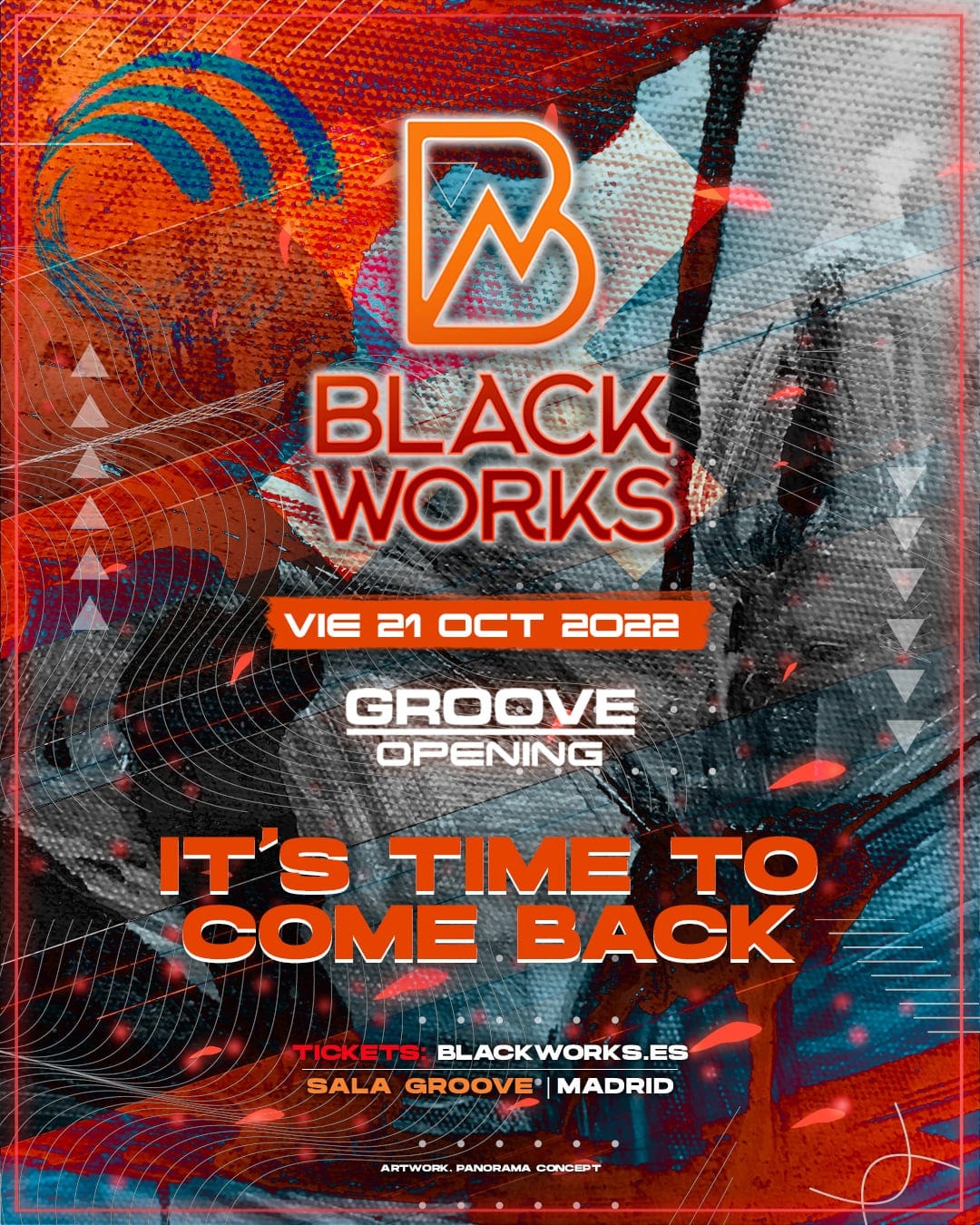 Blackworks · Reopening Sala Groove · poster