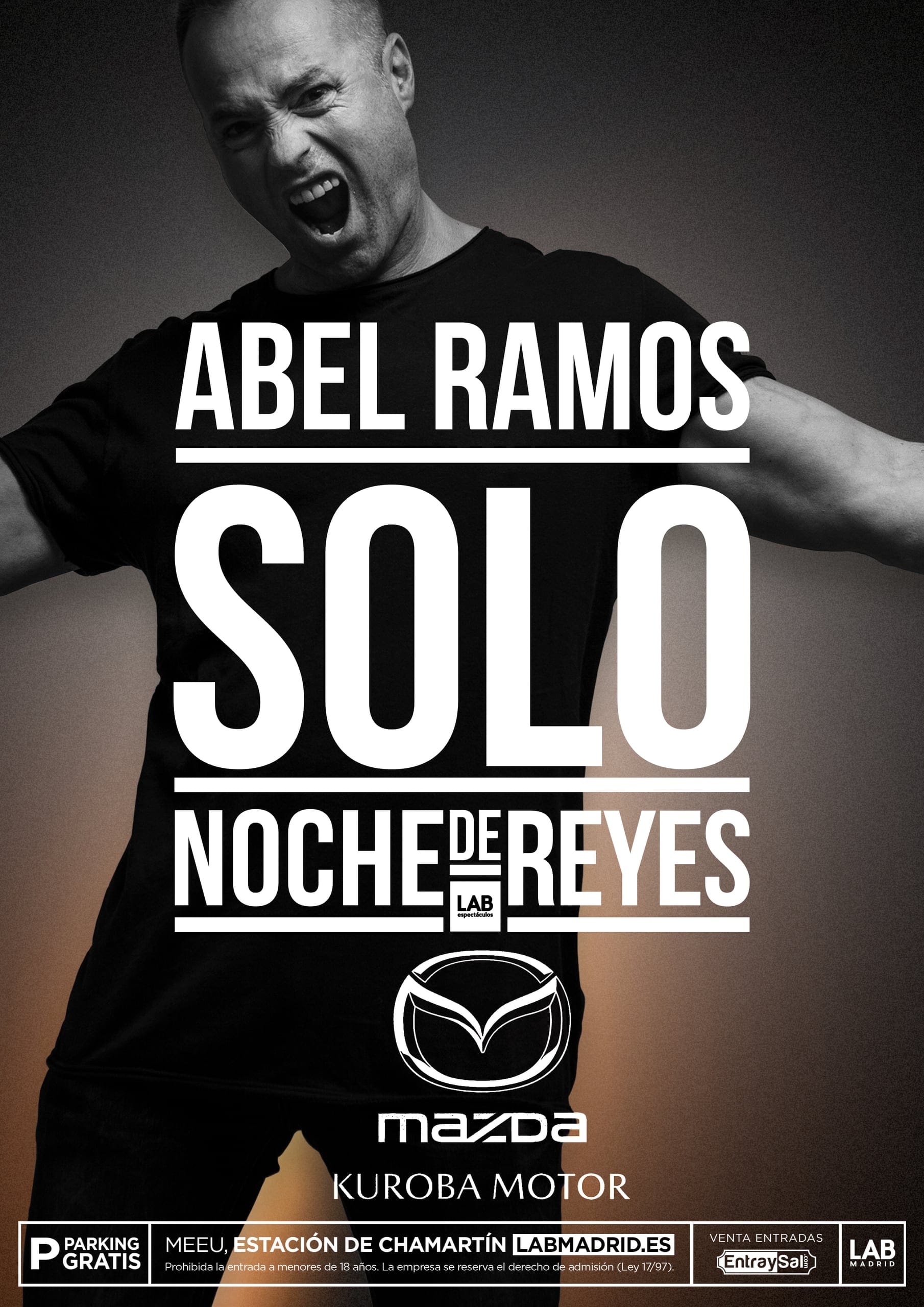 Cartel de «Abel Ramos SOLO · Reyes»