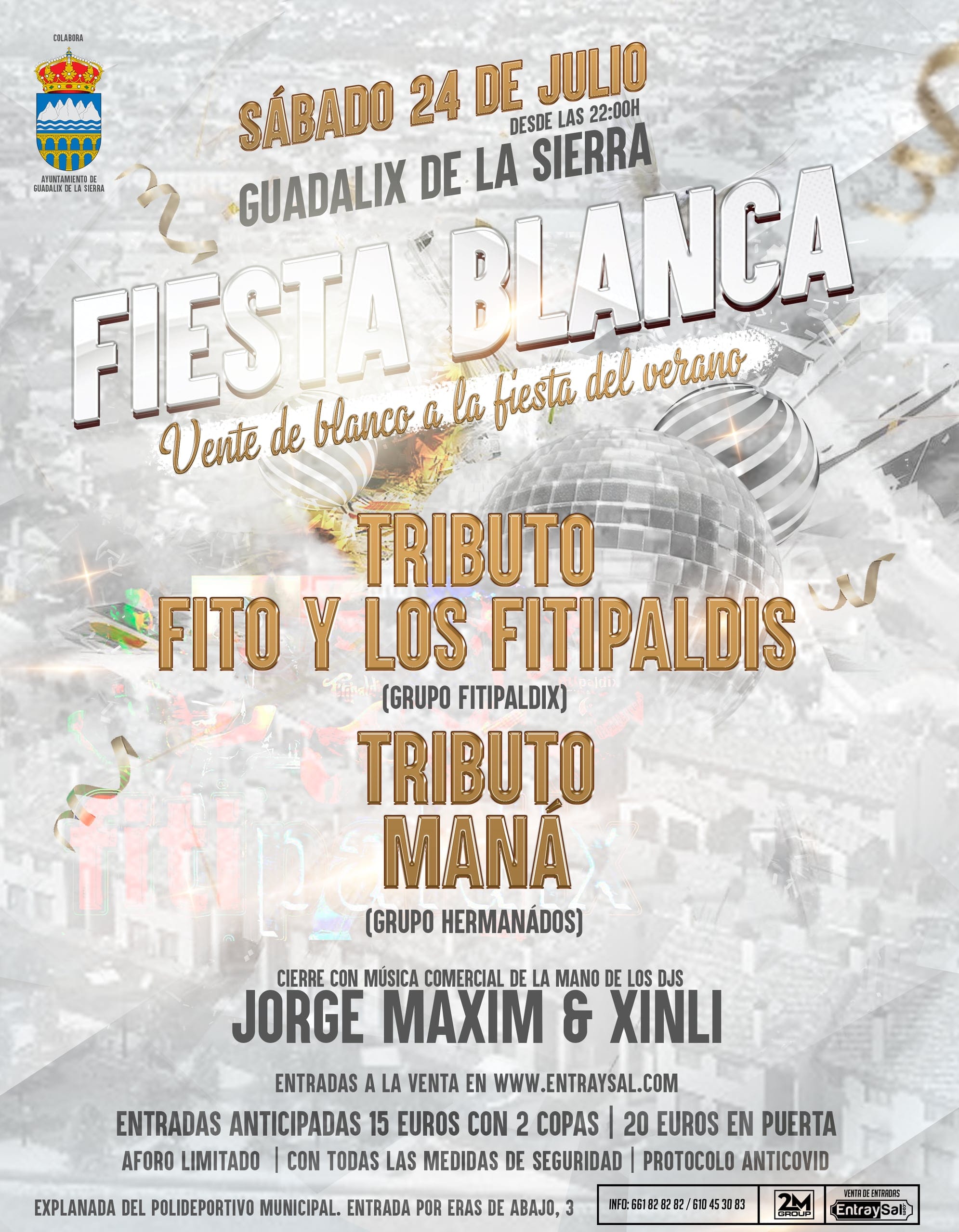 Cartel de «Fiesta Blanca»