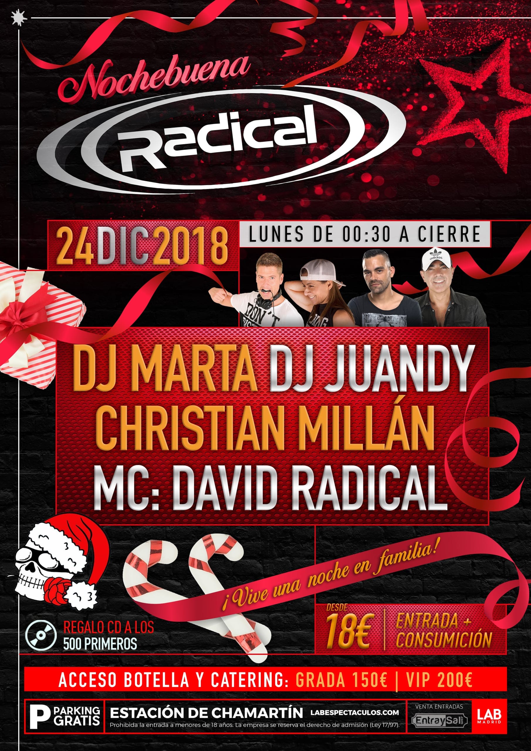 Cartel de «Nochebuena ((Radical))»
