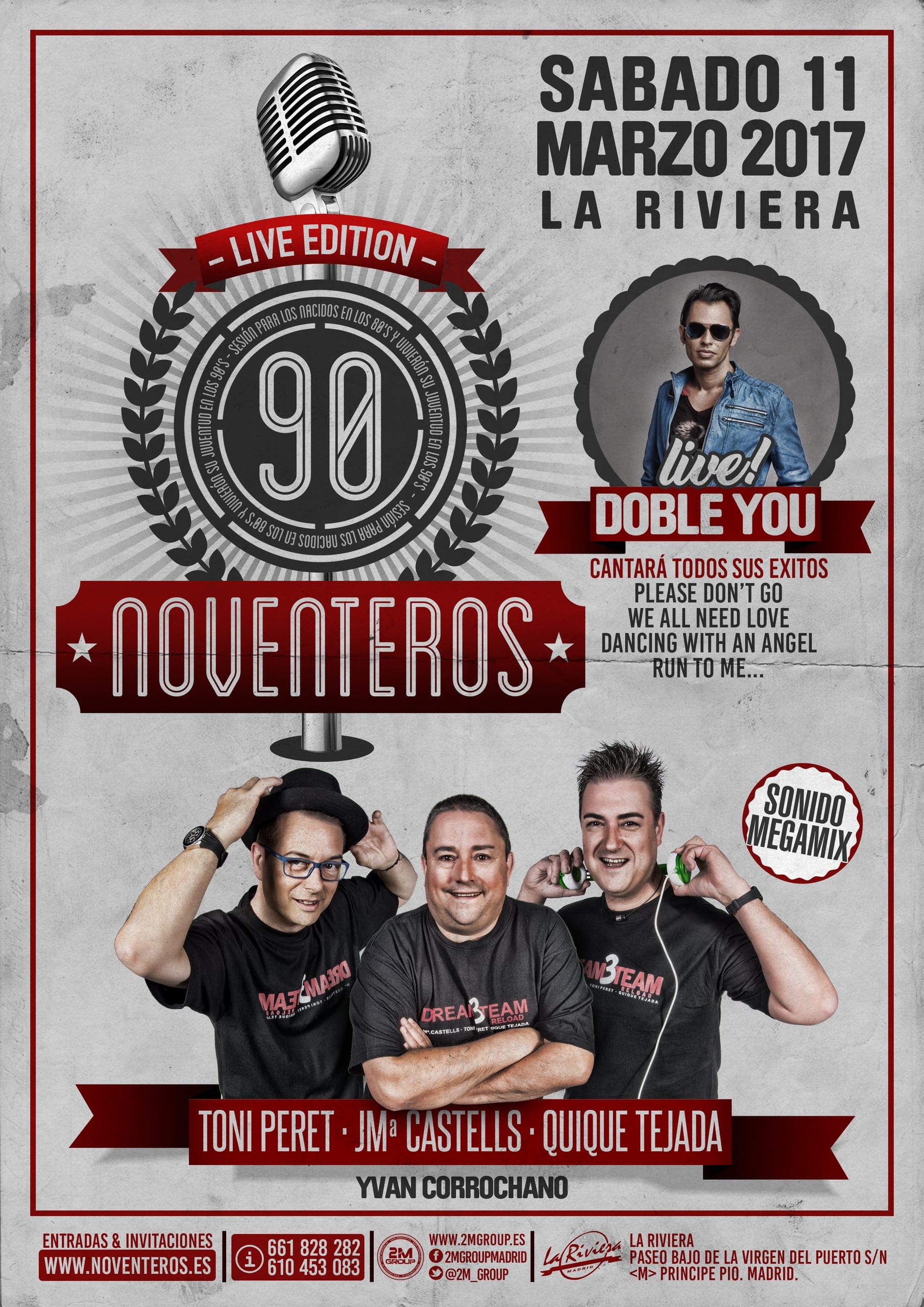Cartel de «Noventeros»
