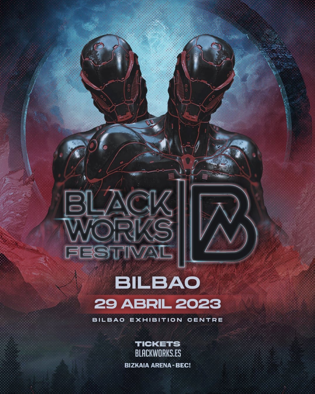 Cartel de «Blackworks Festival Bilbao»