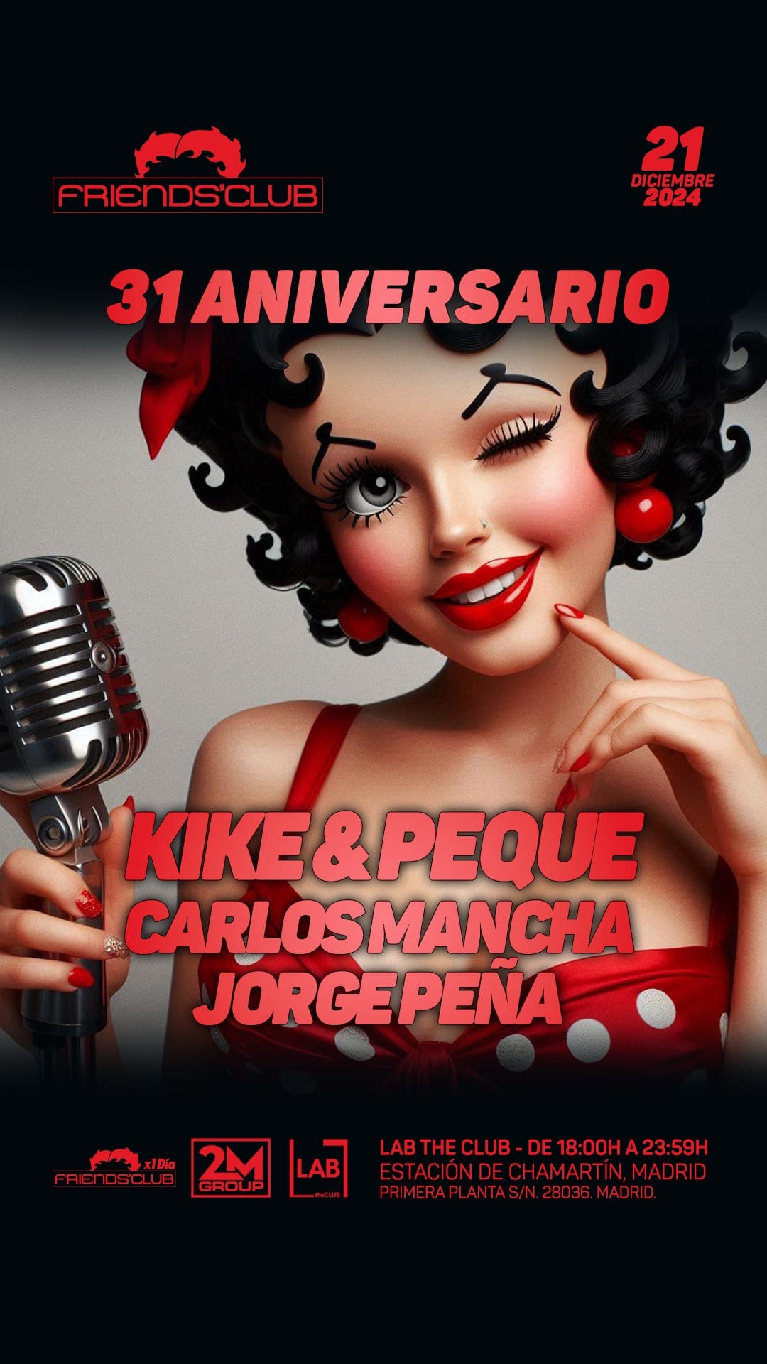 Story de «31 Aniversario Friends Club»