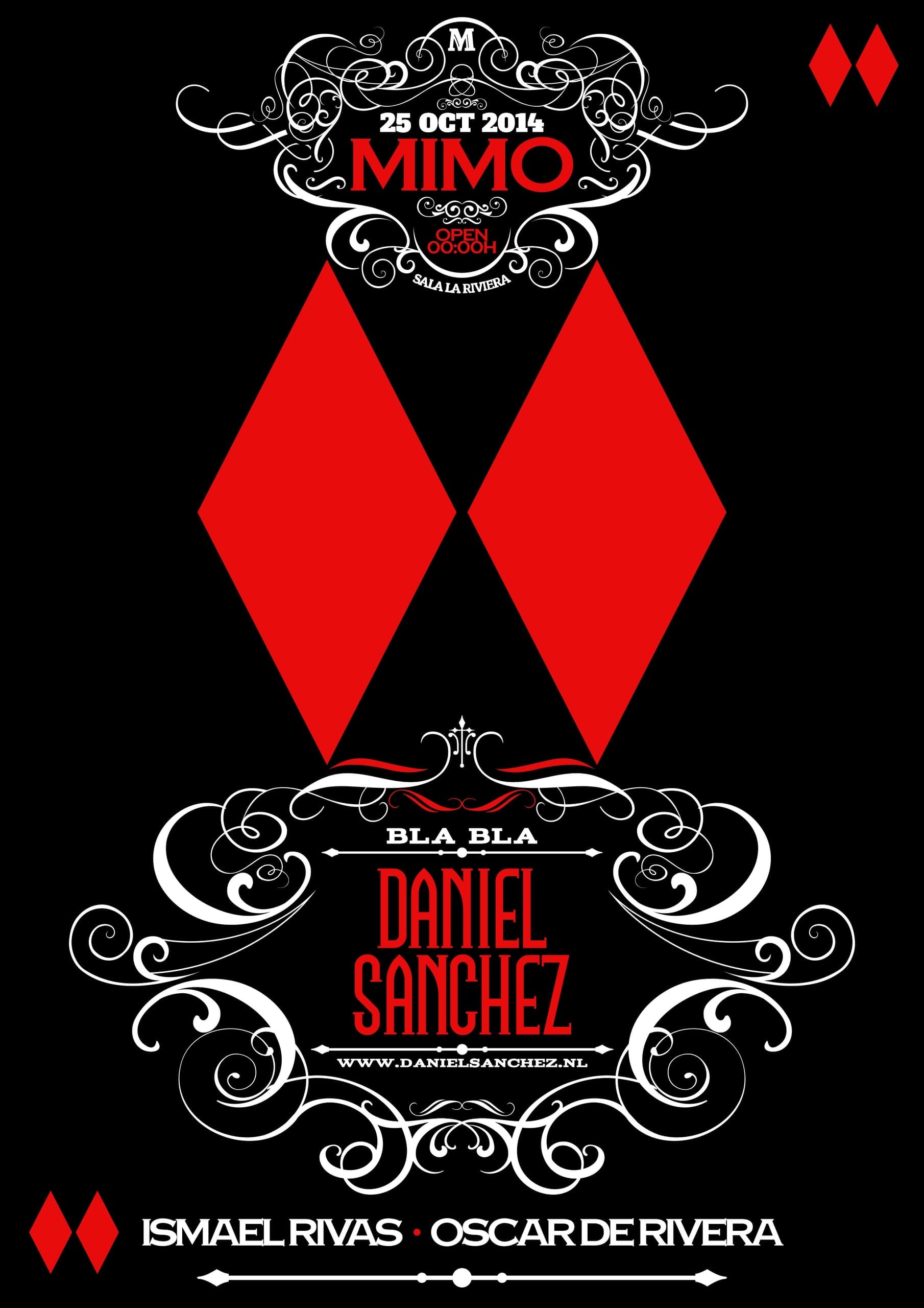 Cartel de «Mimo con Daniel Sánchez»
