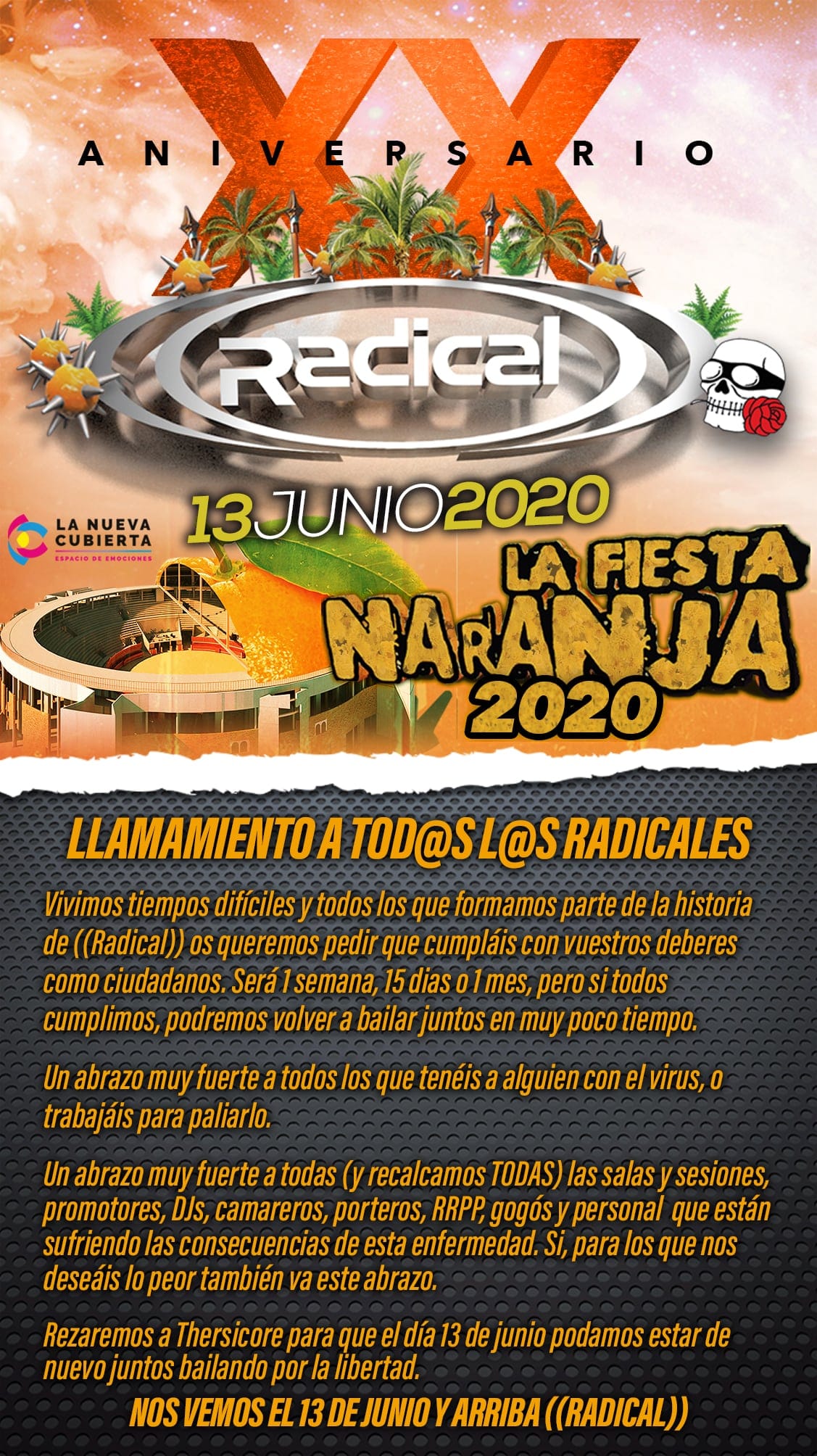 Story de «La Fiesta Naranja XX Aniversario»