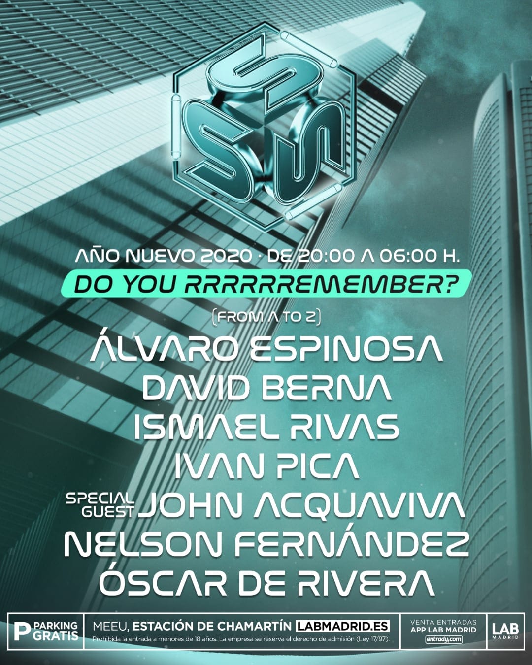 Cartel de «Do You Remember · Año Nuevo»