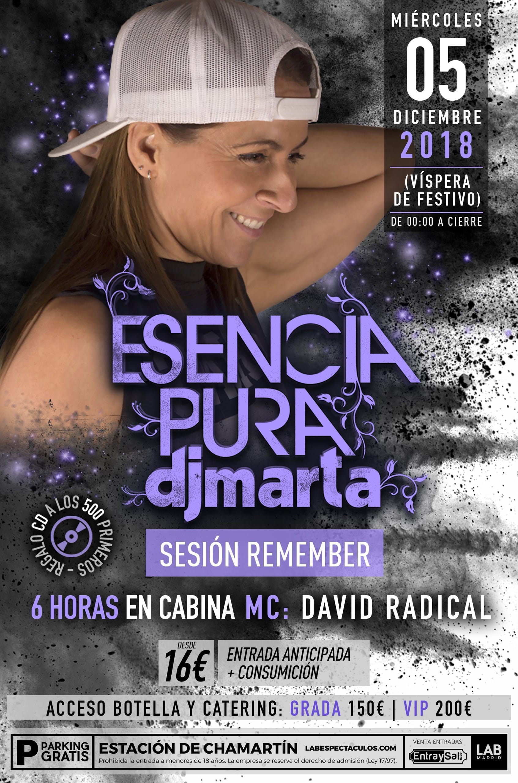 Cartel de «Esencia Pura by Dj Marta»