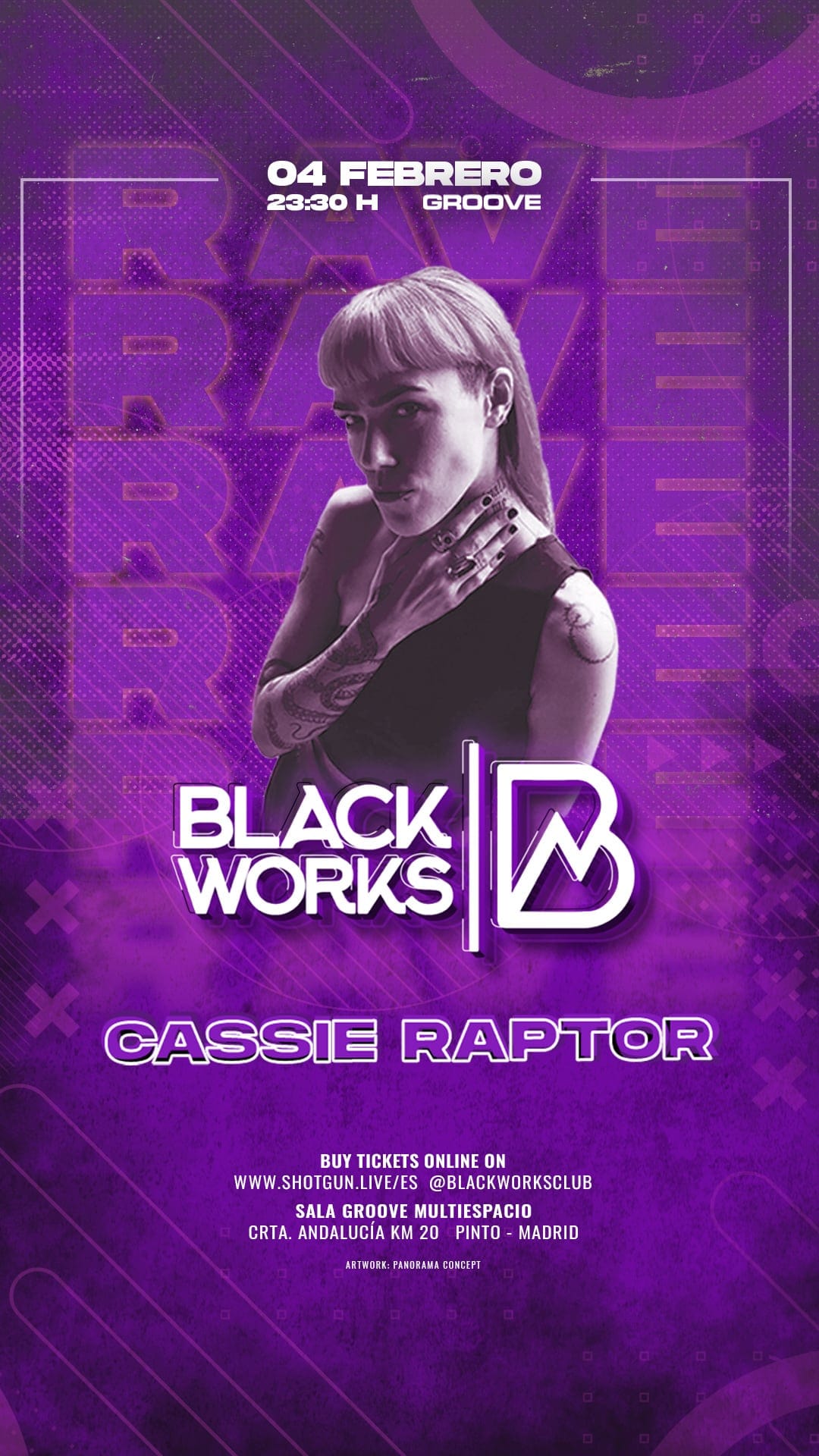Story de «Blackworks con Cassie Raptor y ØTTA»