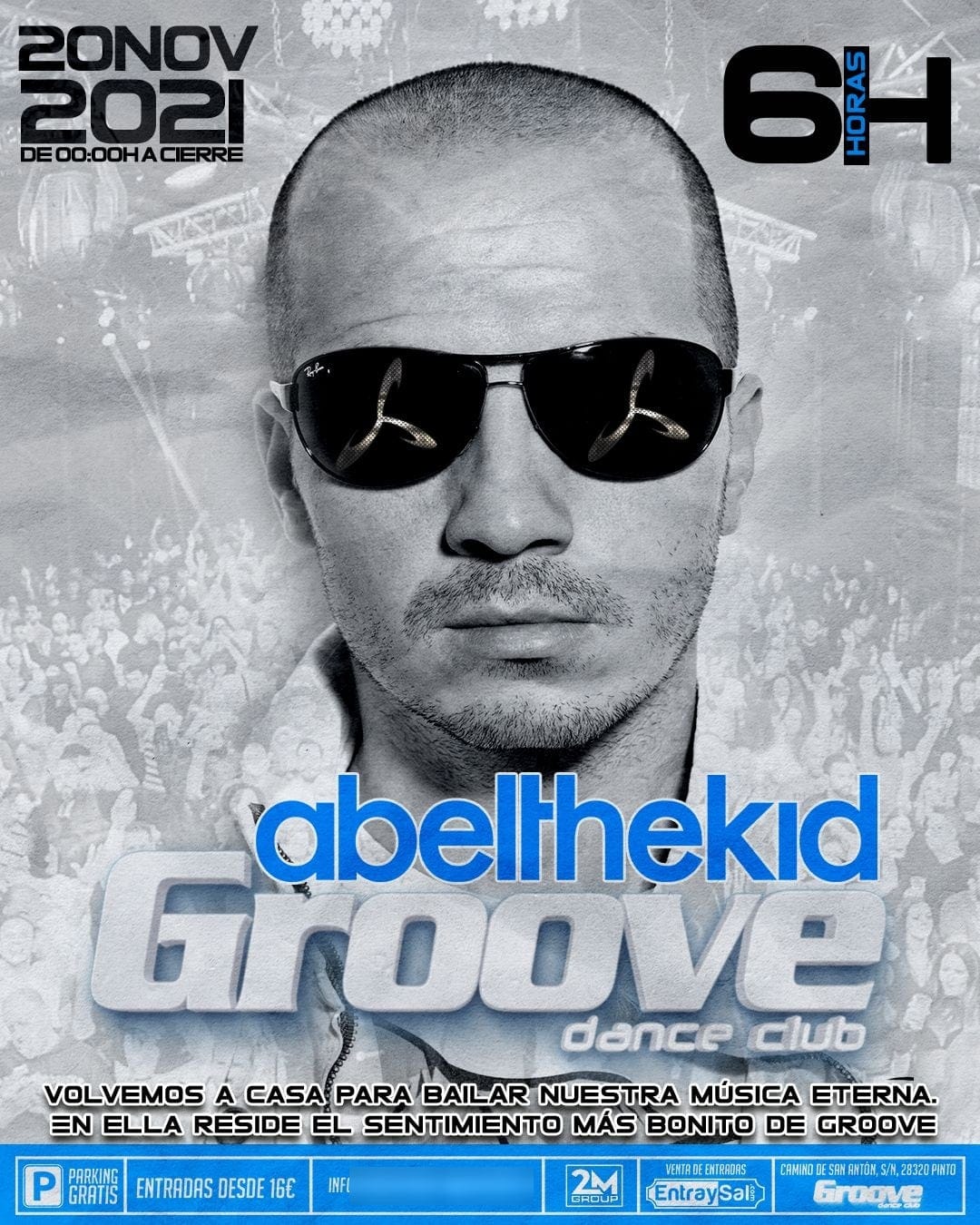 Cartel de «Groove Dance Club · Volvemos a casa»