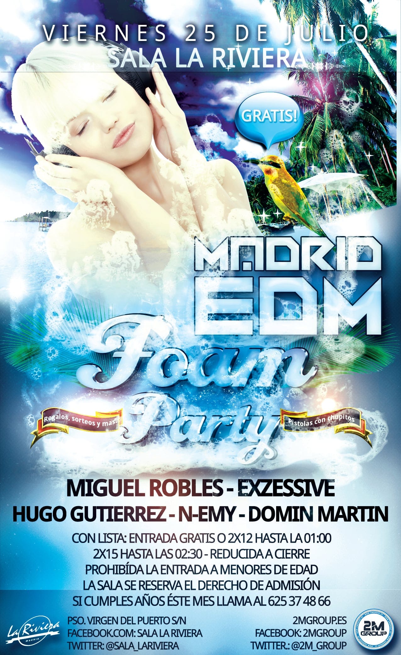 Story de «Foam Party»