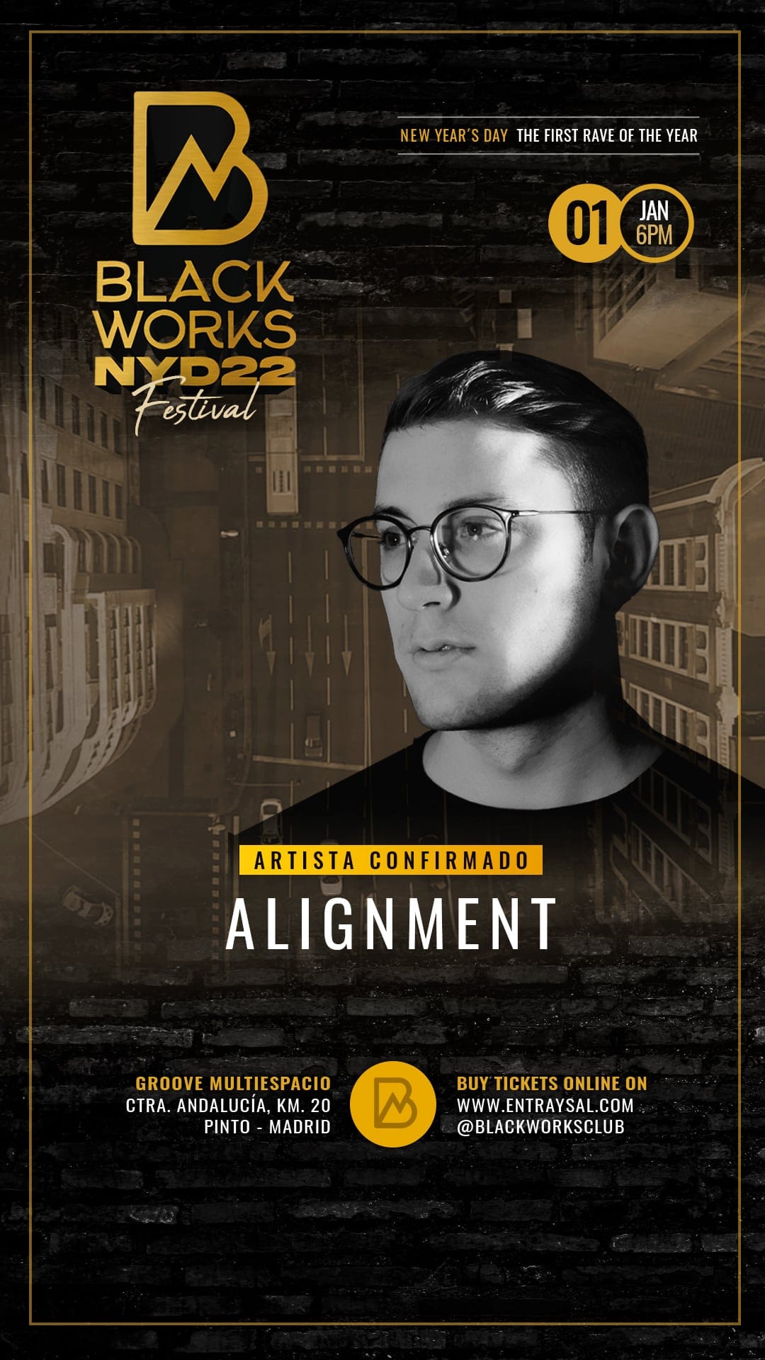 Story de «Blackworks New Year Festival 2022»