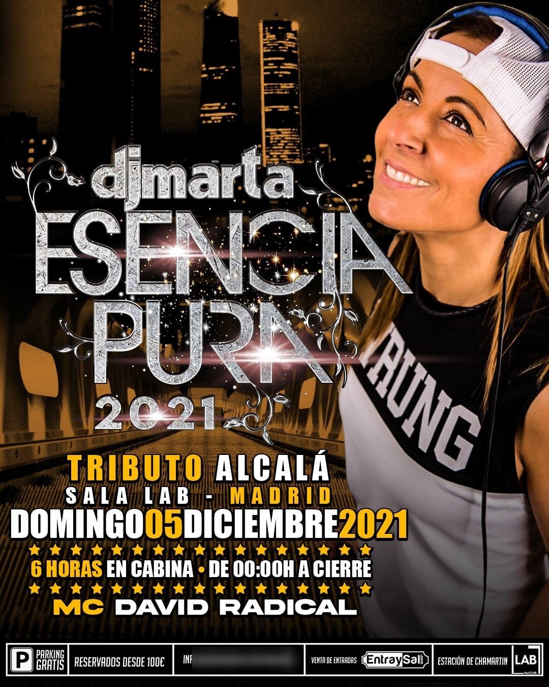 Cartel de «Esencia Pura by Dj Marta 2021»