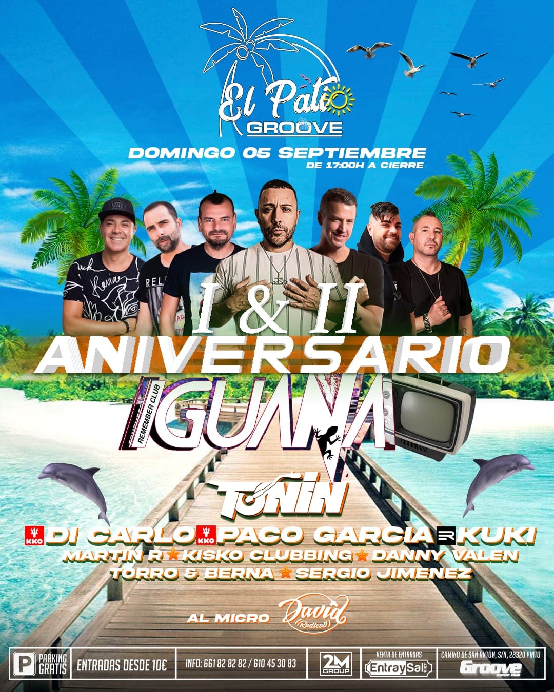 Cartel de «Iguana Remember Club · I & II Aniversario»