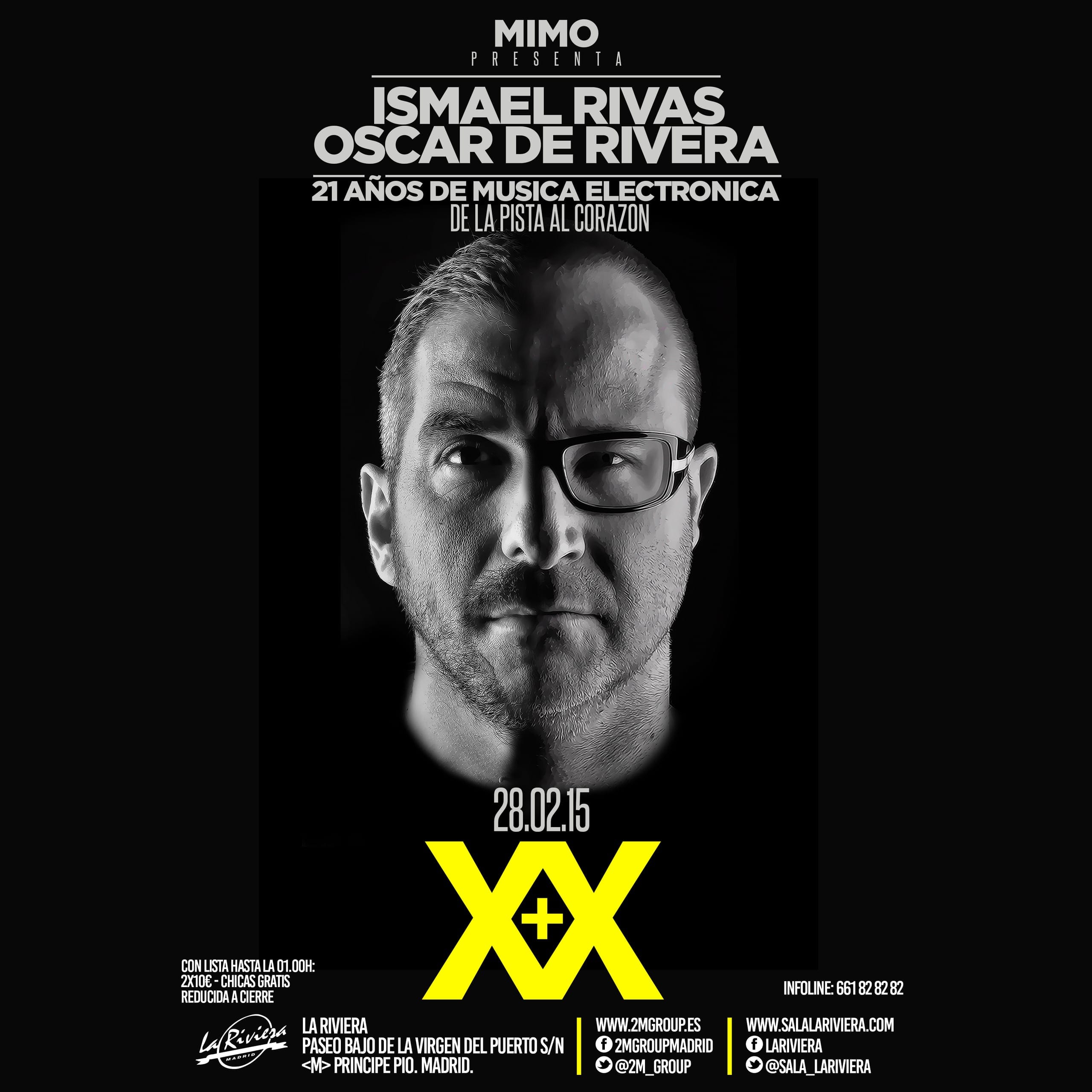 Cuadrado de «Mimo · XX años de música»