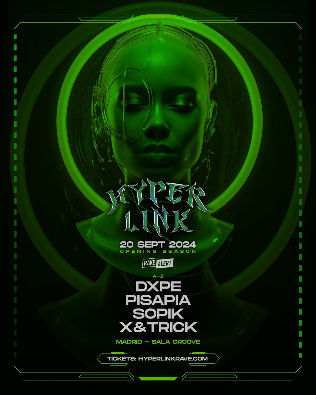 Cartel de «Hyperlink Rave»