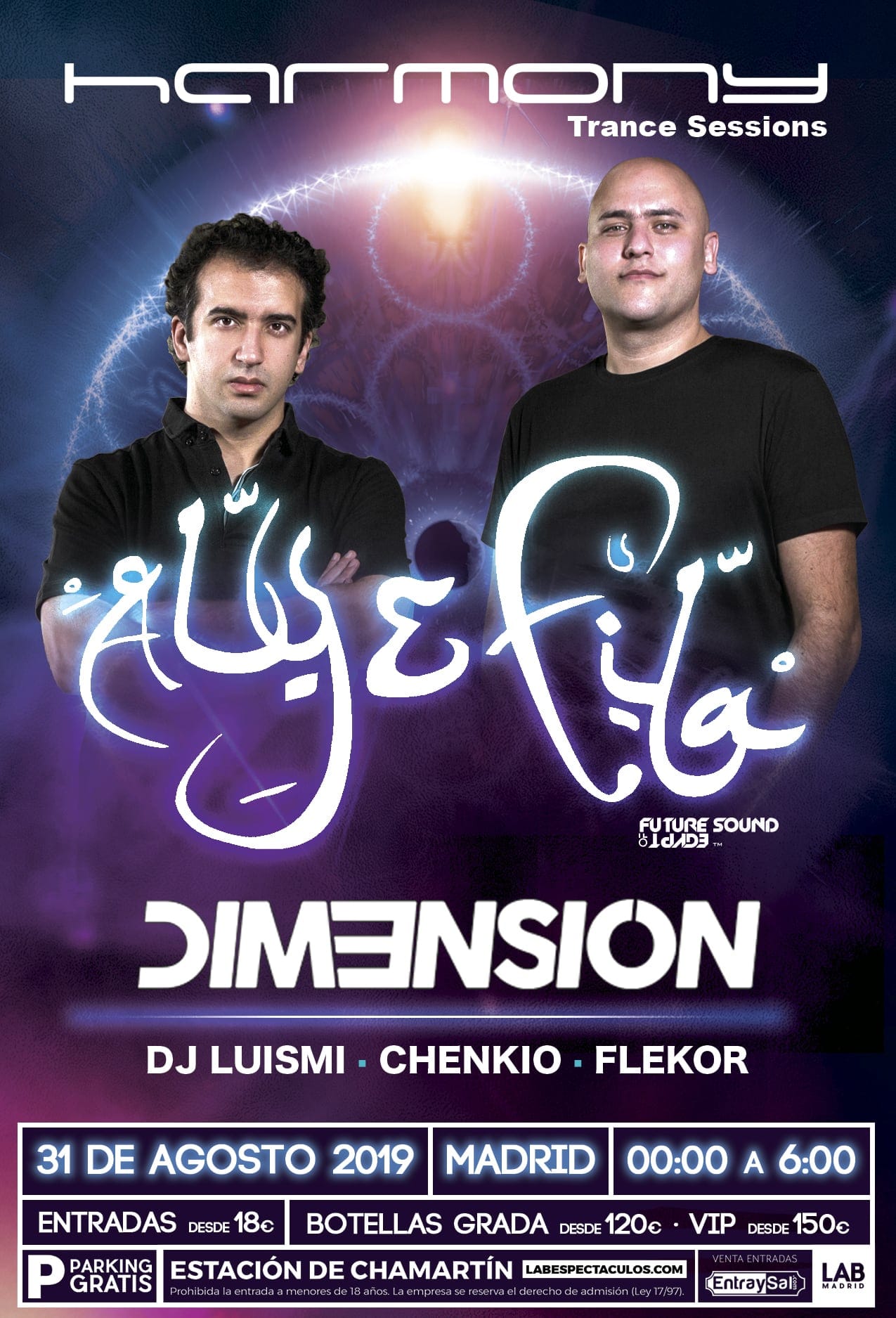 Cartel de «Harmony Trance presents Aly & Fila»
