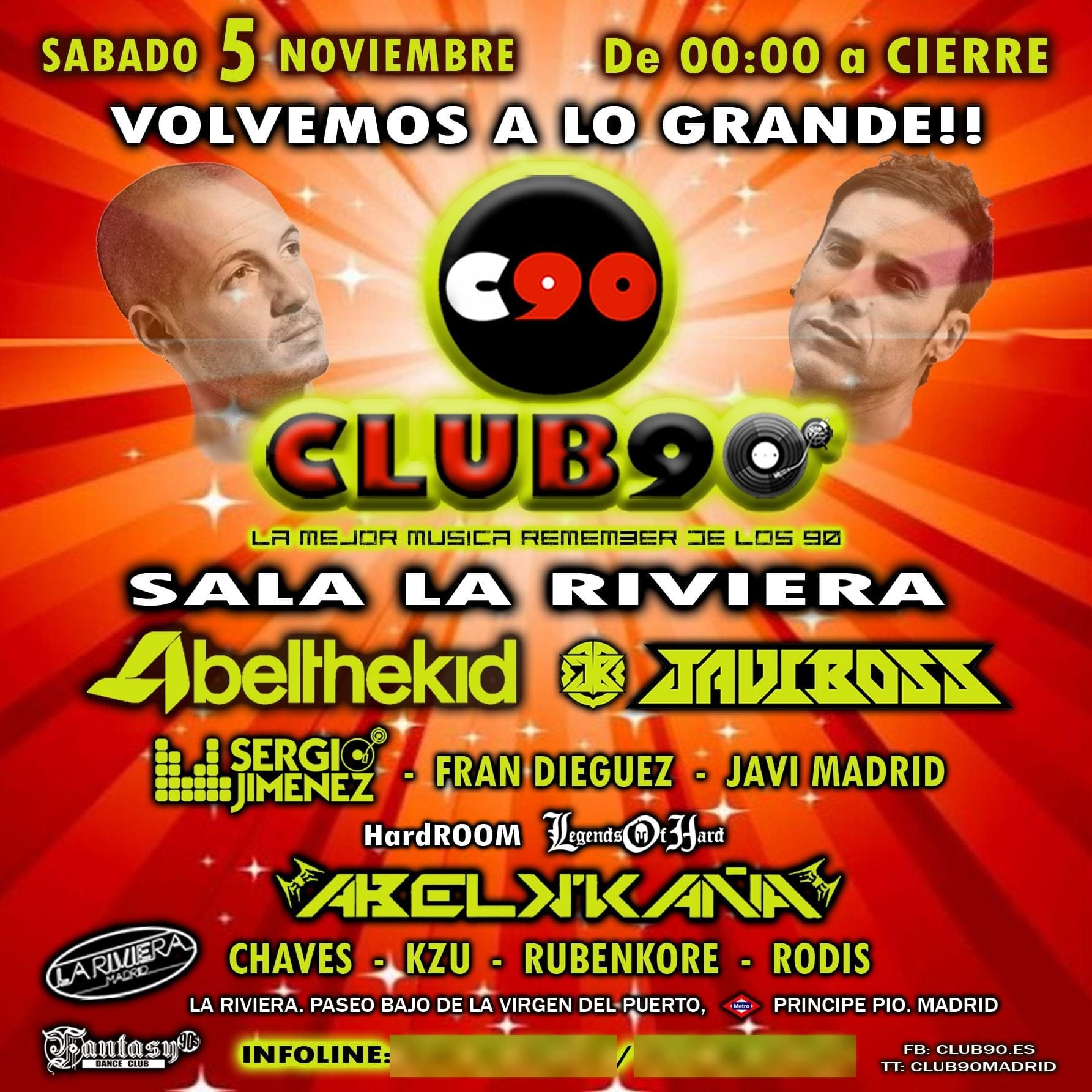Cuadrado de «Club 90 · Volvemos a lo grande»