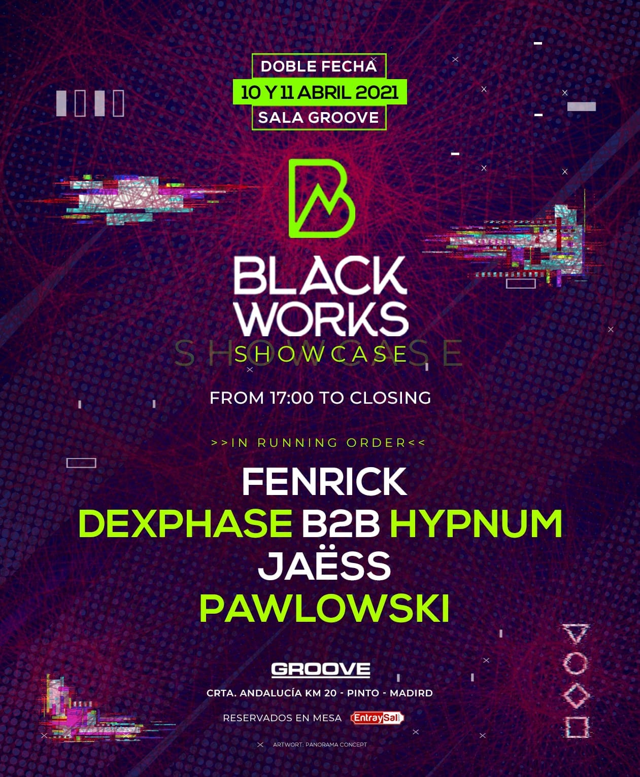 Cartel de «Blackworks Showcase»
