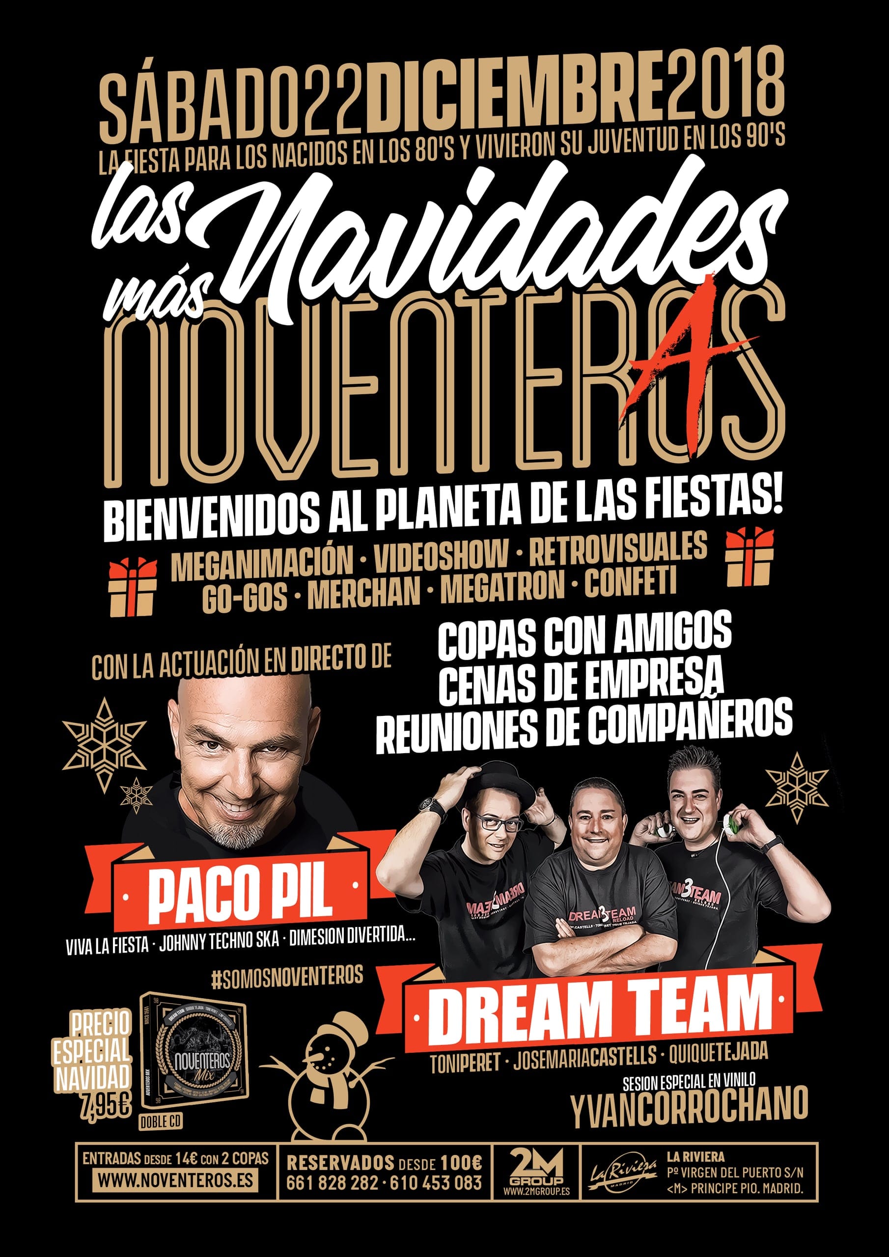 Cartel de «Noventeros»