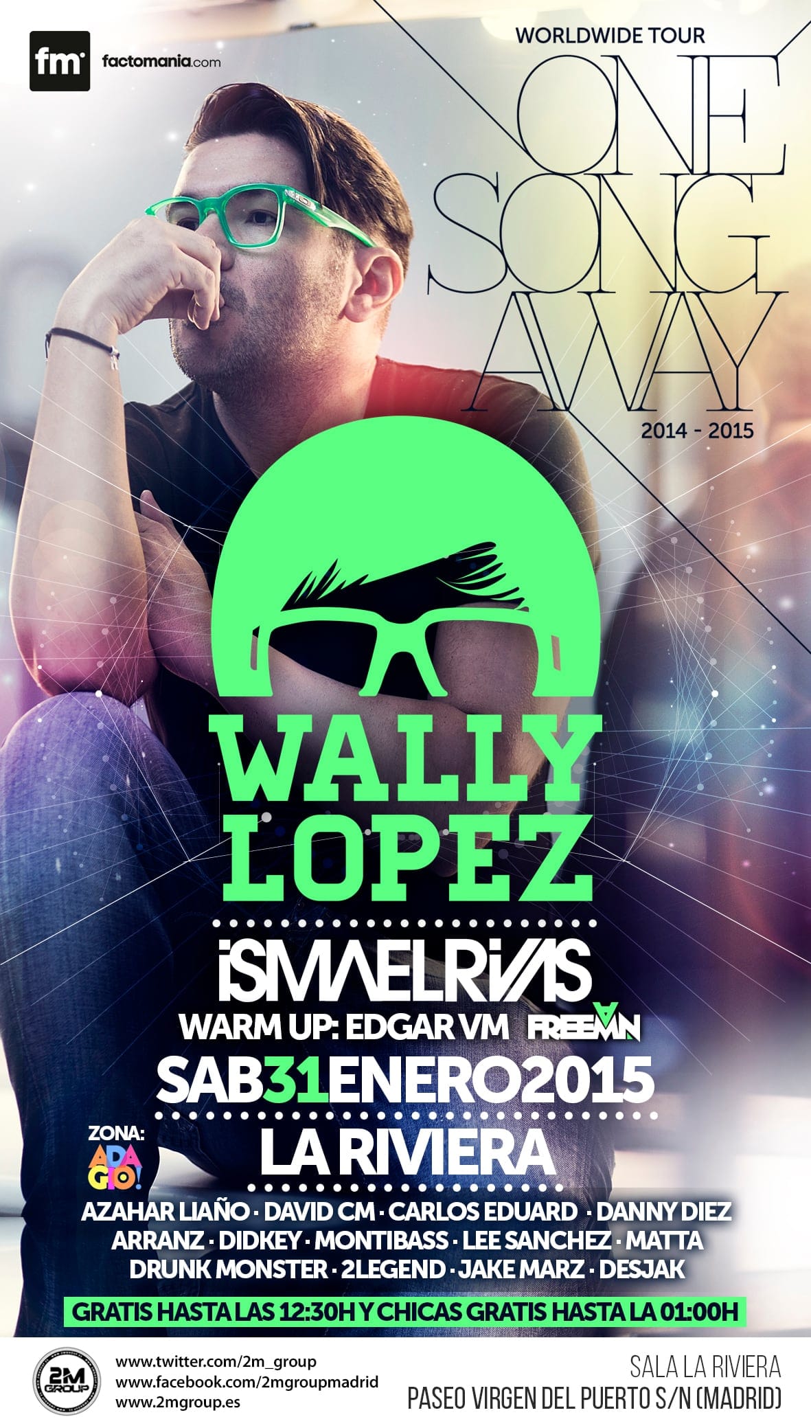 Wally Lopez · One Song Away Tour · story