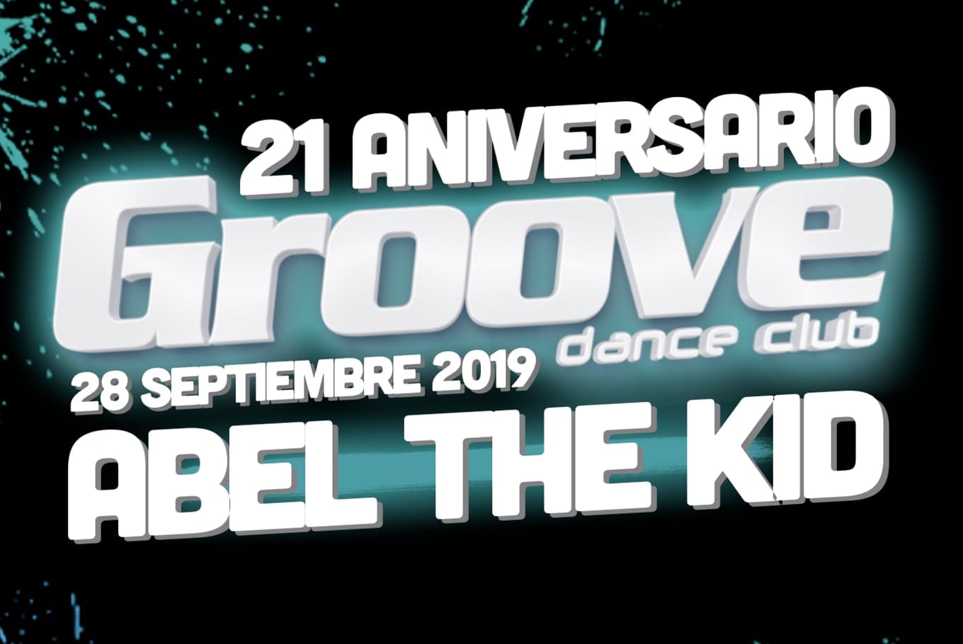 Flyer horizontal de «21 Aniversario Groove Dance Club»