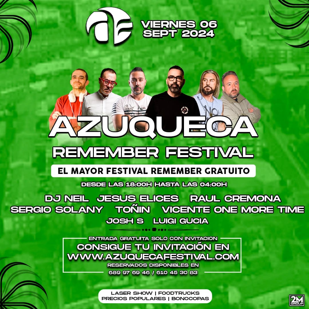 Cuadrado de «Azuqueca Remember Festival»