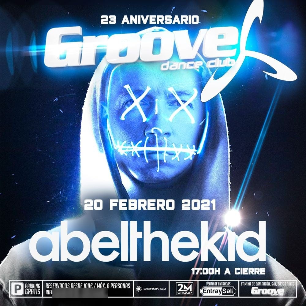 Cuadrado de «Groove Dance Club 23 Aniversario con Abel The Kid»